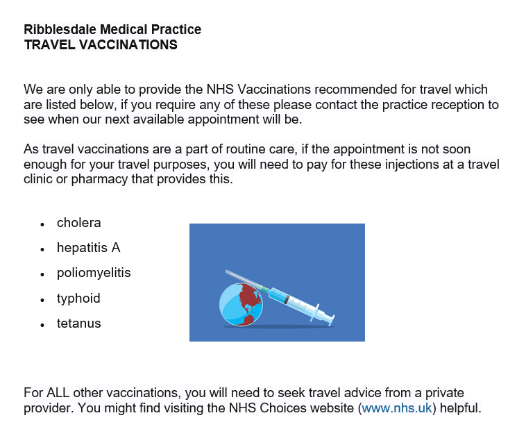 vaccines for travel on nhs